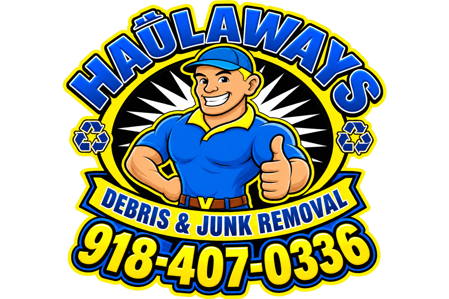 Haulaways Tulsa Junk Removal Logo