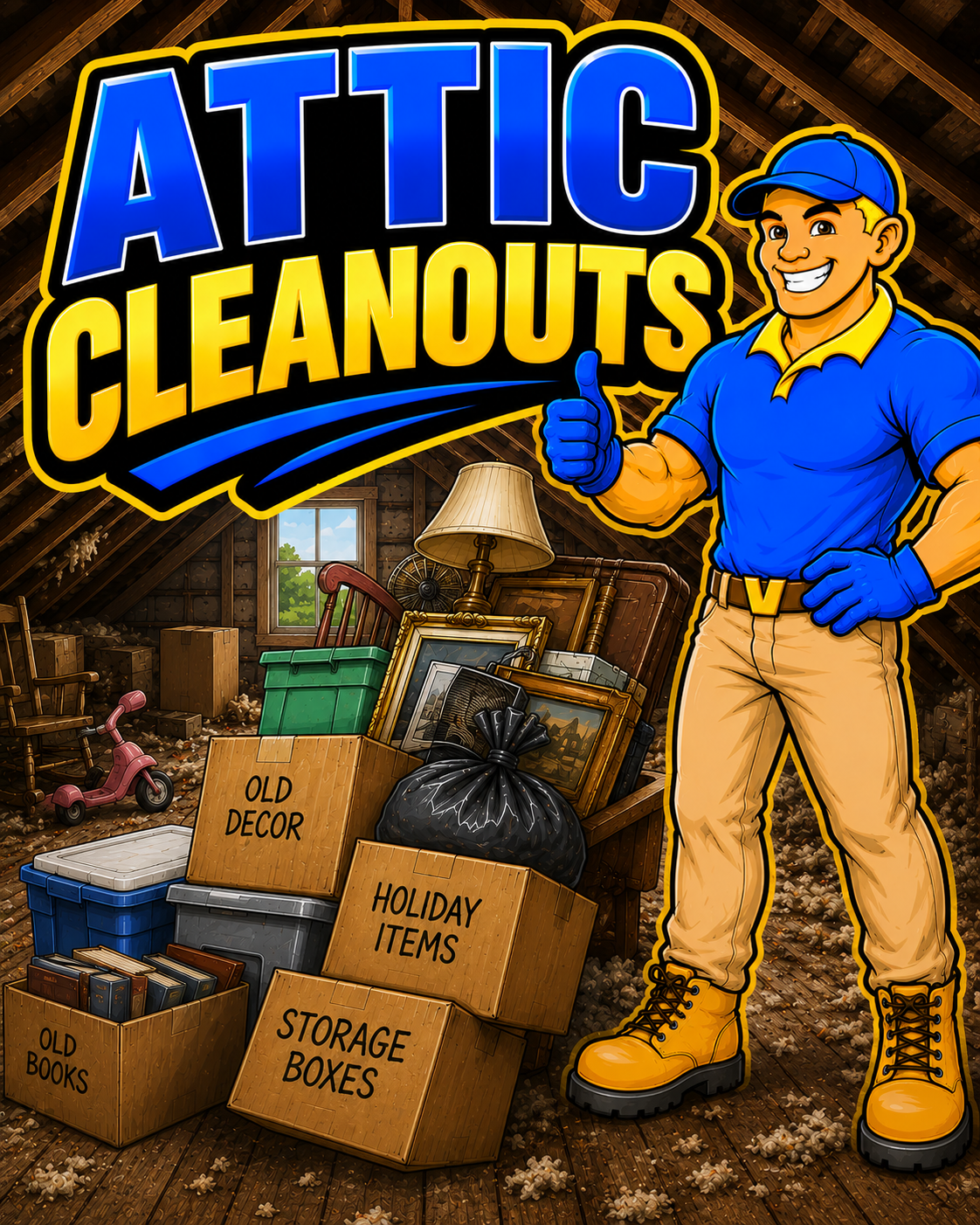 attic cleanouts service exercise equipment removal