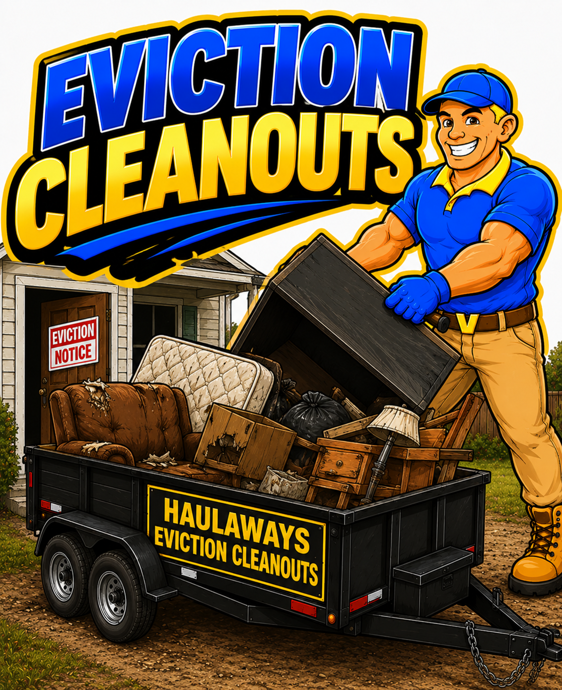 eviction cleanouts tire recycle