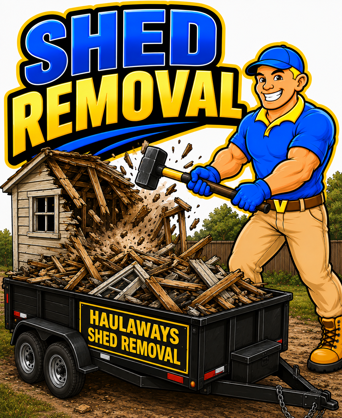 shed demolition and removal service computer recycling