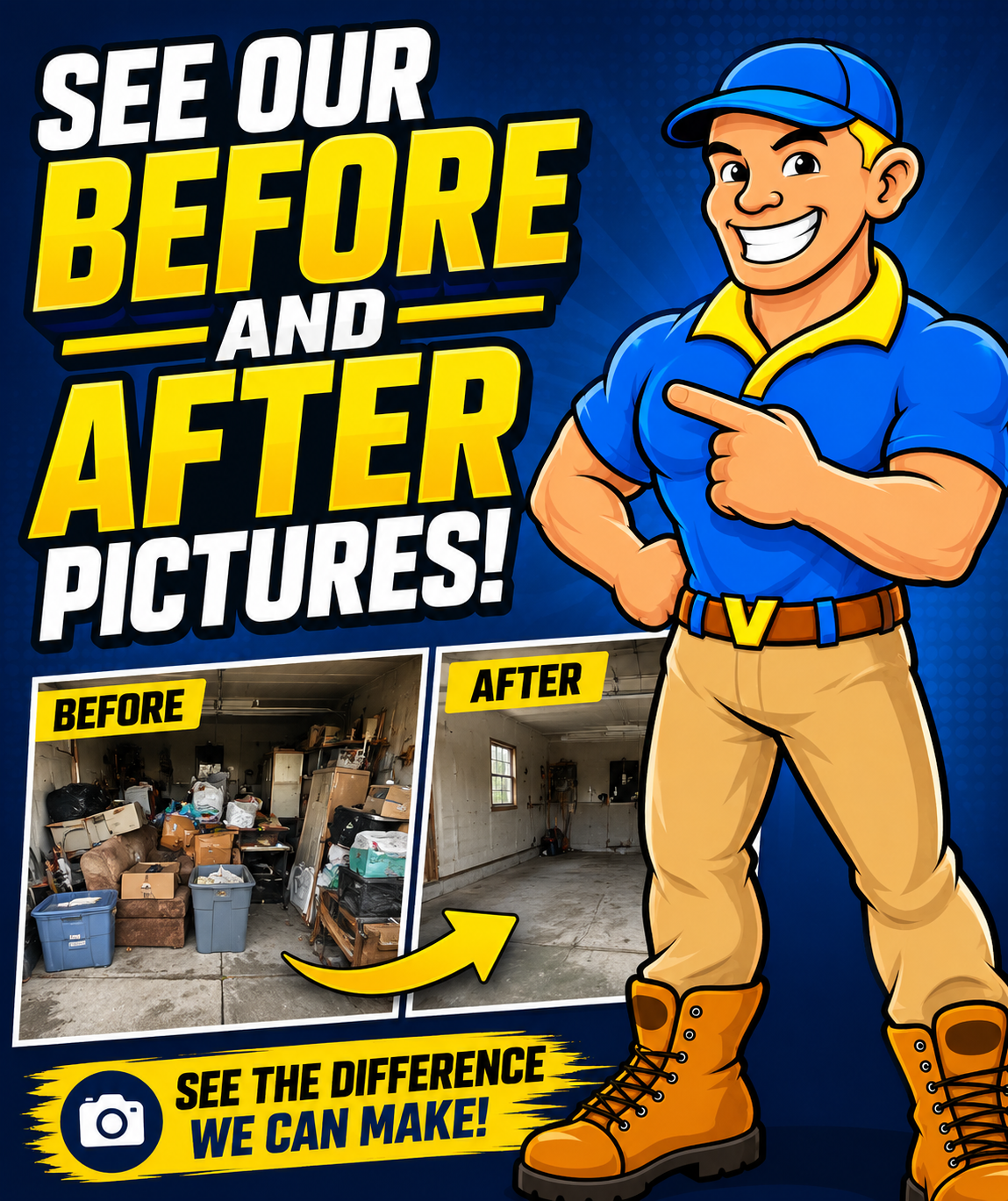 tulsa best before and after junk removal pictures
